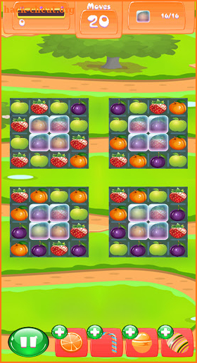 Fruits Pradise Match Game screenshot