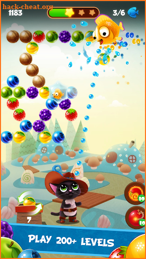 Fruity Cat  - bubble shooter screenshot