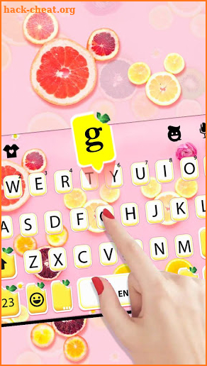 Fruity Messenger Keyboard Theme screenshot