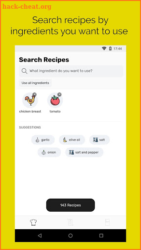 Frydge - Search recipes with what you have 🥘 screenshot
