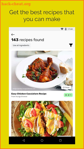 Frydge - Search recipes with what you have 🥘 screenshot