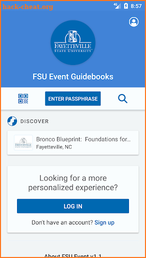 FSU Event Guidebooks screenshot