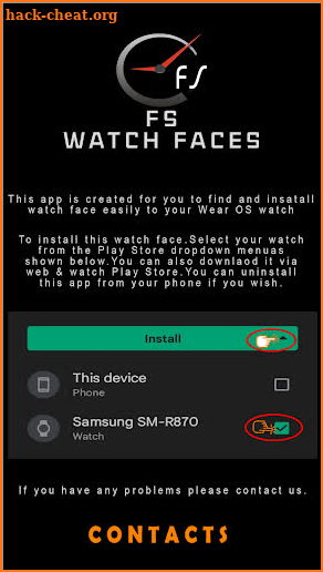 FSW208 WATCHFACE screenshot