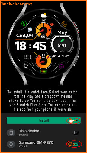 FSW261 WATCHFACE screenshot