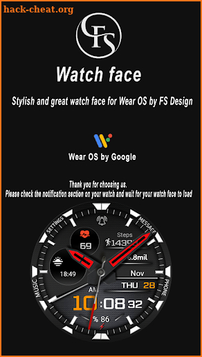 FSW273 Analog Watchface screenshot