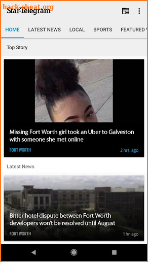 Ft Worth Star-Telegram News screenshot