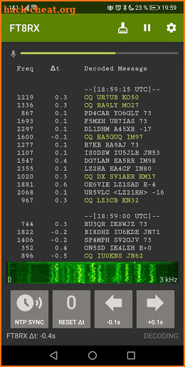 FT8RX - FT8 Decoder screenshot