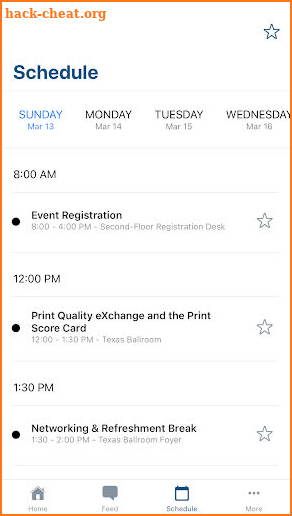 FTA Event App screenshot