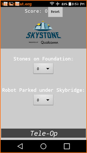 FTC Skystone Scorer screenshot