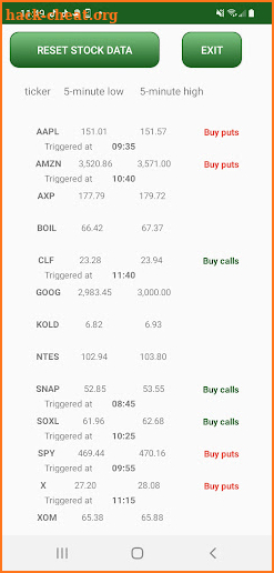FTM Options Trading screenshot