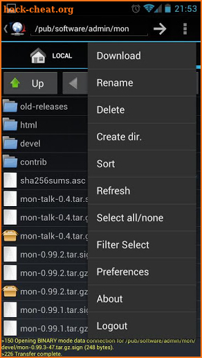 FtpCafe FTP Client Pro screenshot