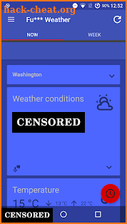 Fu*** Weather (Funny Weather) screenshot