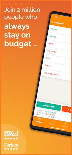 Fudget 2: Budget Planner screenshot