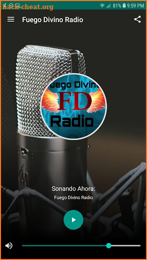 Fuego Divino Radio screenshot