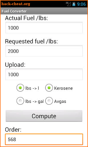 Fuel Converter screenshot