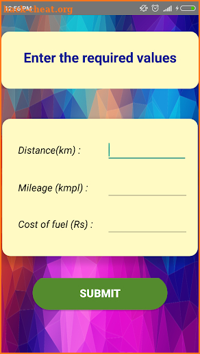 Fuel Costy - fuel cost calculator screenshot