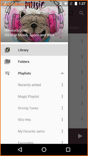 Fuel Music Player screenshot