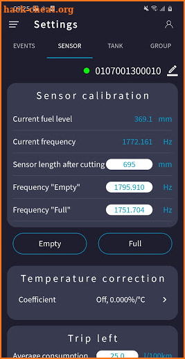 Fuel Tanks Monitor screenshot