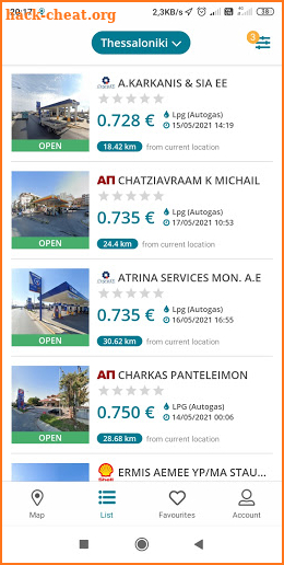 FuelDaddy - Compare Gas Stations & Fuel Prices screenshot