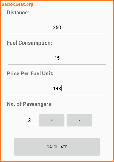 Fuely: Fuel Cost Calculator screenshot