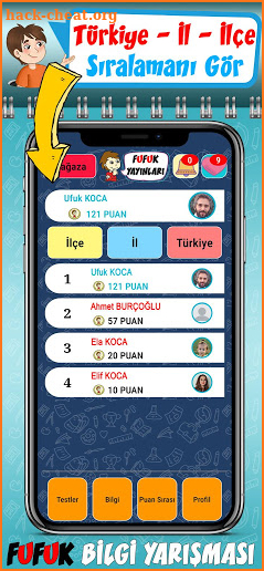 FUFUK Bilgi Yarışması screenshot