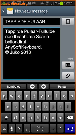 Fulah Language Pack screenshot
