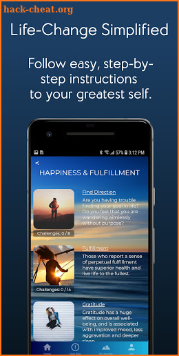 Fulfill App: Happiness, Positivity & Success Guide screenshot