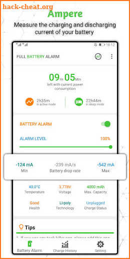 Full Battery Alarm - Battery Full Charge Alert screenshot