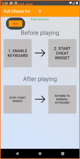 Full Cheats Keyboard for III screenshot