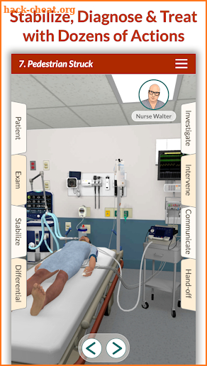Full Code - Emergency Medicine Simulation screenshot