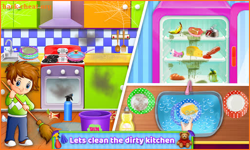 Full House Cleaning - Home Cleanup Game For Girls screenshot