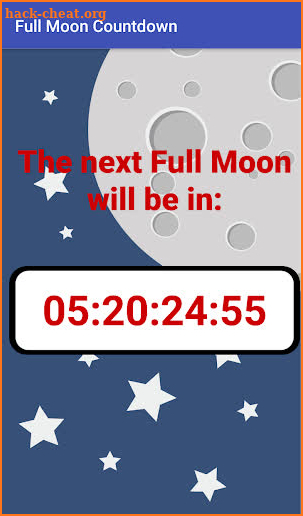 Full Moon Countdown screenshot