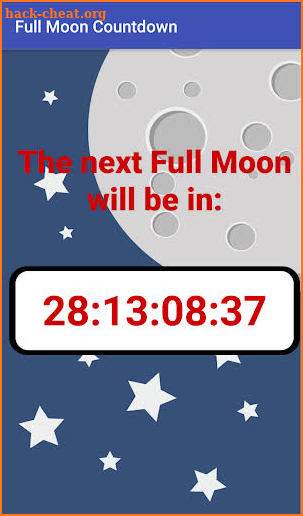Full Moon Countdown screenshot