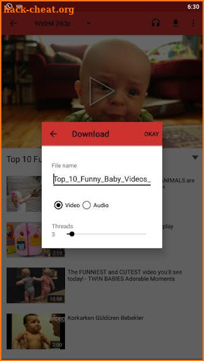 Full Movie Video Player screenshot