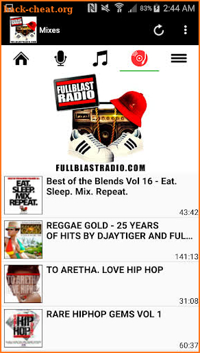 Fullblast Radio screenshot