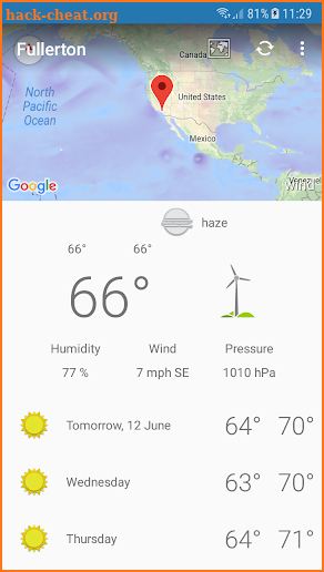 Fullerton, CA - weather and more screenshot