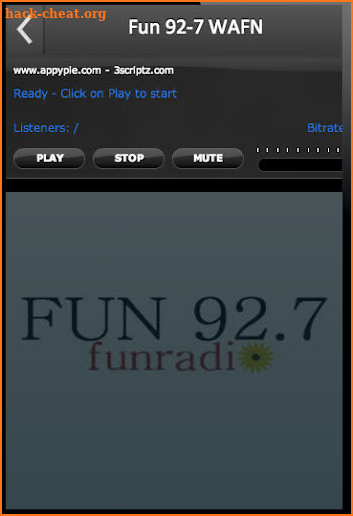 Fun 92-7 WAFN screenshot