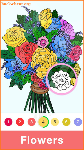 Fun Coloring - Color By Number Paint Happy & Relax screenshot