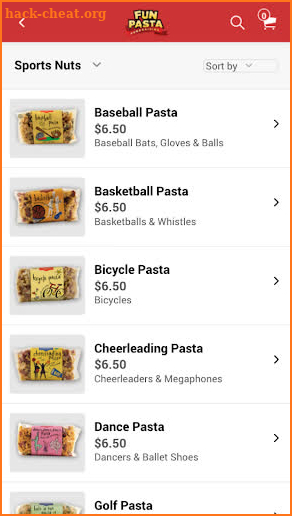 Fun Pasta Fundraising screenshot