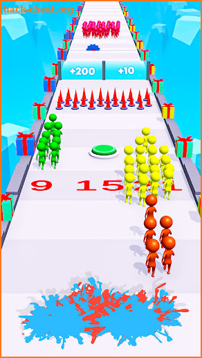 Fun Race Coin Master: Crowd Run Free Games screenshot