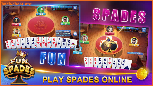Fun Spades - Online Card Game screenshot