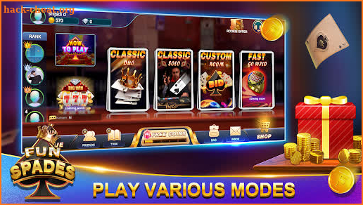 Fun Spades - Online Card Game screenshot
