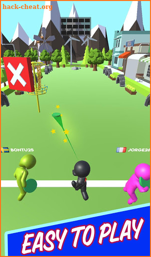Fun Stickman Disc Golf screenshot