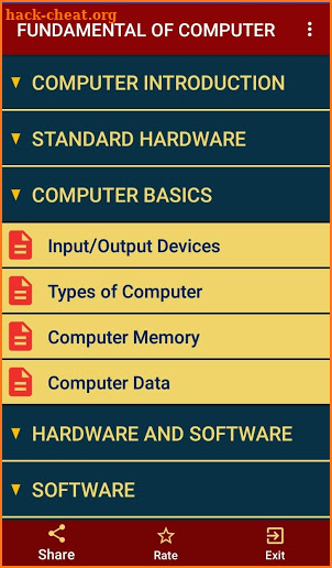 Fundamentals of Computer (Pro Version) screenshot