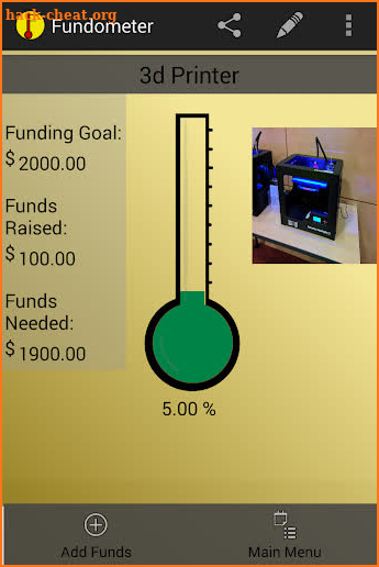 Fundometer - A Fun Savings App screenshot