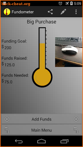 Fundometer - A Fun Savings App screenshot