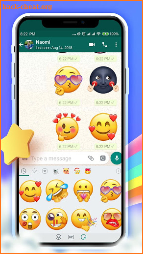Funky Cool Emoji Stickers screenshot