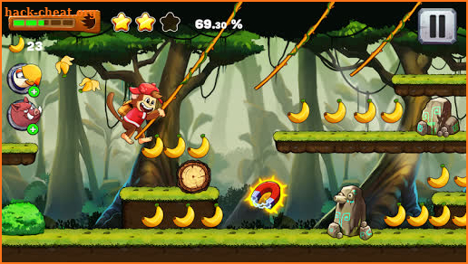 Funky island - Banana Monkey Run screenshot