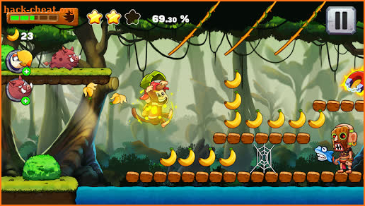 Funky island - Banana Monkey Run screenshot