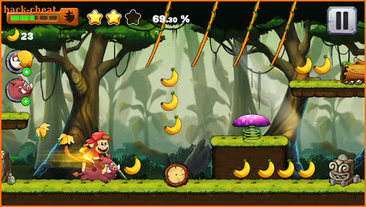 Funky island - Banana Monkey Run screenshot